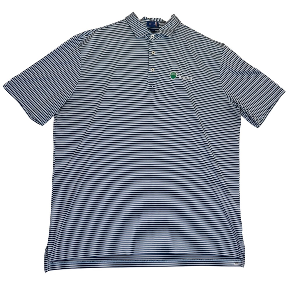 STITCH Striped Performance Golf Polos Lot of 3 Sea Island Embroidered Logo Sz XL - Picture 6 of 16